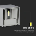Lampa elewacyjna LED regulowana 5W - szara - VT-759-G