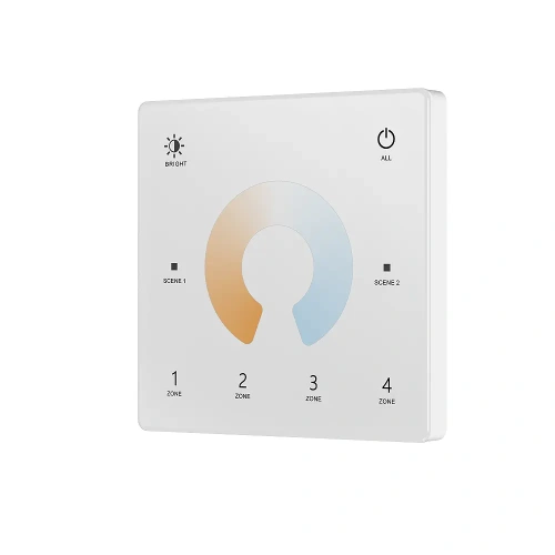 Panel LED naścienny - CCT - 4 strefowy - 3V - TW2-4(W)