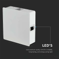 Lampa elewacyjna LED 4W - biała - VT-704-W