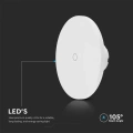 Lampa elewacyjna LED 12W CCT ściemnialna - biała - VT-83012-W