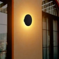 Lampa elewacyjna LED 12W - czarna - VT-8612-B