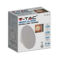 Lampa elewacyjna LED 12W - biała - VT-8612-W