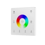 Panel LED naścienny - RGB+CCT - 4 strefowy - 3V - TW5-4(W)