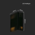 Lampa elewacyjna LED 12W - czarna - VT-1189