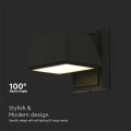 Lampa elewacyjna LED 15W - czarna - VT-1192