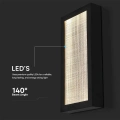 Lampa elewacyjna LED 20W 3000K - czarna - VT-1188