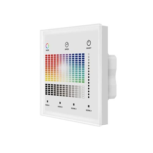 Panel LED naścienny - RGB+W - 1 strefowy - 230VAC - T14-S(W)