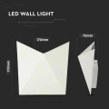 Lampa elewacyjna LED 5W - biała - VT-825-W