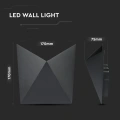 Lampa elewacyjna LED 5W - czarna - VT-825-B