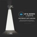 Lampa elewacyjna LED 4W - biała - VT-826-W