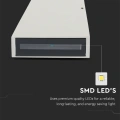 Lampa elewacyjna LED 4W - szara - VT-826-G