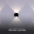 Lampa elewacyjna LED 2W - czarna - VT-2502-B