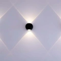 Lampa elewacyjna LED 2W - czarna - VT-2502-B