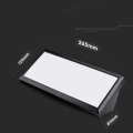 Lampa elewacyjna LED 12W - czarna - VT-8054 -B