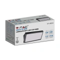 Lampa elewacyjna LED 12W - czarna - VT-8054 -B