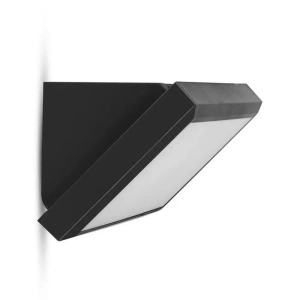 Lampa elewacyjna LED 20W - czarna - VT-8055-B