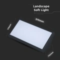 Lampa elewacyjna LED 20W - czarna - VT-8055-B