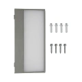 Lampa elewacyjna LED 12W - szara - VT-8057
