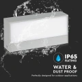 Lampa elewacyjna LED 12W - szara - VT-8057