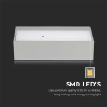 Lampa elewacyjna LED 12W - szara - VT-8057