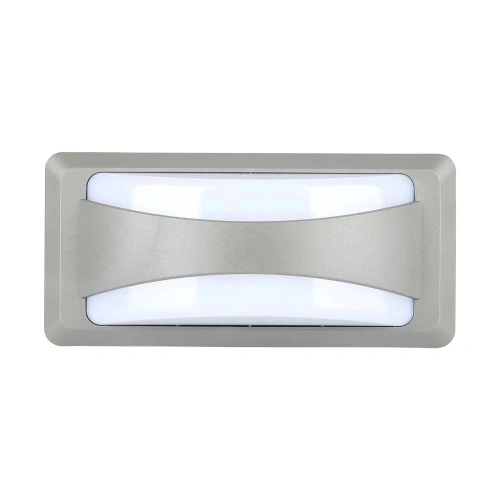 Lampa elewacyjna LED 12W - szara - VT-8058