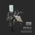 Solarna lampa uliczna LED - hybrydowa - 50W 4000lm - VT-ST201