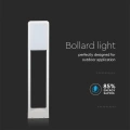 Lampa ogrodowa stojąca LED 10W - biała - VT-33-W