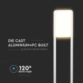 Lampa ogrodowa stojąca LED 10W - biała - VT-33-W