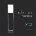 Lampa ogrodowa stojąca LED 10W - czarna- VT-33-B