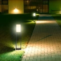 Lampa ogrodowa stojąca LED 10W - czarna- VT-33-B