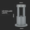 Lampa ogrodowa stojąca LED 10W - szara - VT-830-G