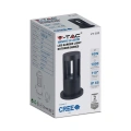 Lampa ogrodowa stojąca LED 10W - czarna - VT-830-B