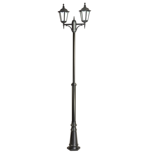 Lampa ogrodowa - parkowa stojąca regulowana 2x E27 - RETRO CLASSIC OGMWN 2