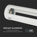 Lampa ogrodowa stojąca LED 10W - biała - VT-820-W