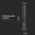 Lampa ogrodowa stojąca LED 10W - czarna - VT-820-B