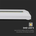 Oprawa schodowa LED - 3W 230V IP65 - biała - VT-1162-W