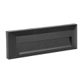 Oprawa schodowa LED - 3W 230V IP65 - czarna - VT-1162-B