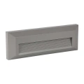 Oprawa schodowa LED - 3W 230V IP65 - szara - VT-1162-G