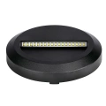Oprawa schodowa LED - 2W 230V IP65 - czarna - VT-1142-B