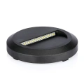 Oprawa schodowa LED - 2W 230V IP65 - czarna - VT-1142-B