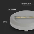 Oprawa schodowa LED - 2W 230V IP65 - szara - VT-1142-G