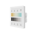 Panel LED naścienny - CCT - 4 strefy - DALI Bus/24V - TD2-4S(W)