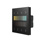 Panel LED naścienny - CCT - 4 strefy - DALI Bus/24V - TD2-4S(B)