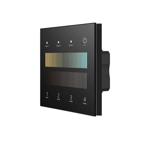 Panel LED naścienny - CCT - 4 strefy - DALI Bus/24V - TD2-4S(B)