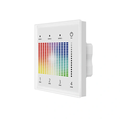 Panel LED naścienny - RGB - 4 strefy - DALI Bus/24V - TD3-4S(W)