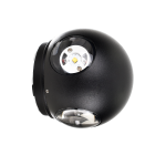 Lampa elewacyjna LED 4W 440lm - czarna - VT-834-W
