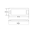 Sterownik LED DALI - Mono - 12-48V DC 8A - DA1-S - Rysunek techniczny