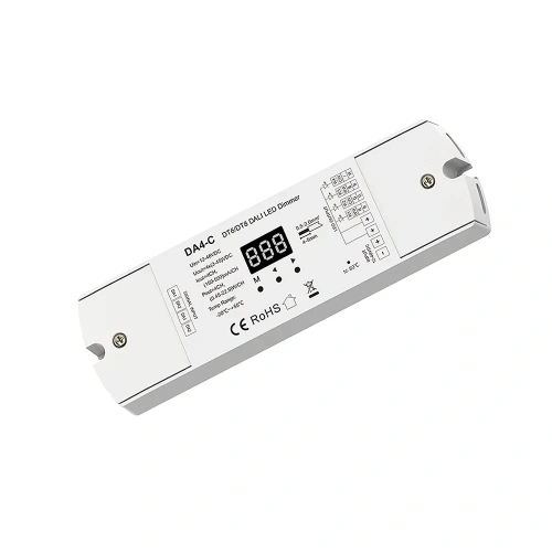 Sterownik LED prądowy DALI - 4 kanałowy - 12-48V DC 4x 350-1200mA 3-45V - Typ DT6/DT8 - DA4-C(350-1200mA)