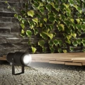 Lampa ogrodowa dogruntowa LED 12W - czarna - VT-857-B