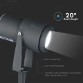 Lampa ogrodowa dogruntowa LED 12W - szara- VT-857-G